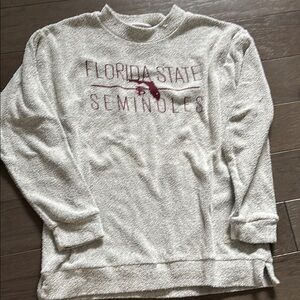 Pressbox Florida State Seminoles Cream Sweater